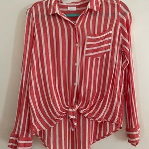 ABOUND front tie top